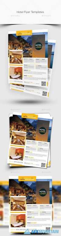 Hotel Flyer Template 12492687