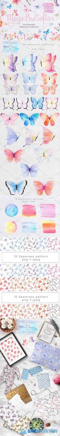 BUTTERFLY WATERCOLOR COLLECTION 1618181