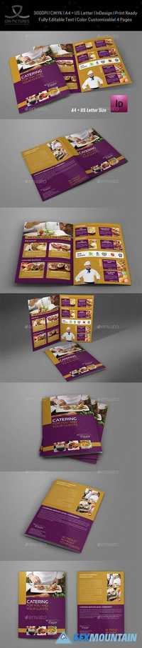Catering Bi-Fold Brochure Template 20268691
