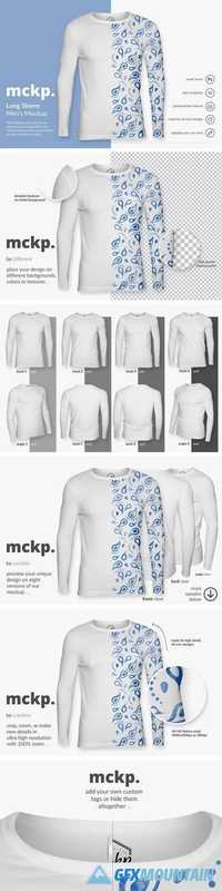 Long Sleeve by mckp - Men's Mockup 1620321