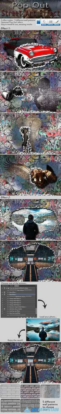 Pop-Out Street Art Effect 20273404