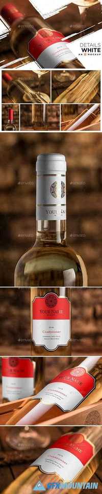 Details Wine Mockup - Bordeaux White 20345947