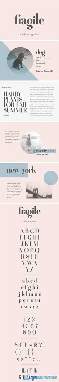 Fragile - A Delicate Typeface 1677372