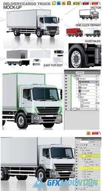 Vector Delivery Cargo Truck 1655032