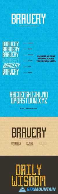 ASD Bravery Font Family 1327068