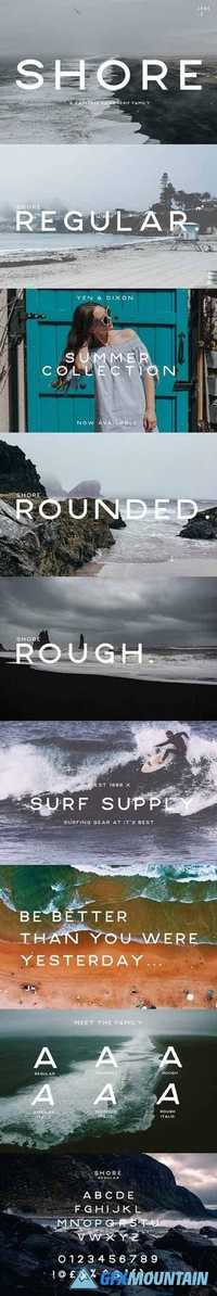 Shore A Carefree Font Family 1647710