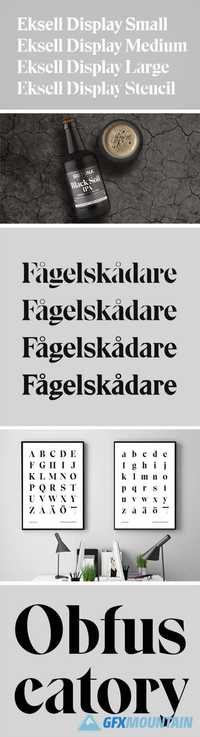 Eksell Display Font Family