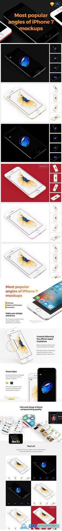 Most Popular iPhone 7 Mockups 1417012