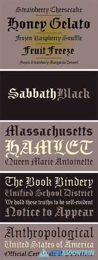 Sabbath Black Font Family