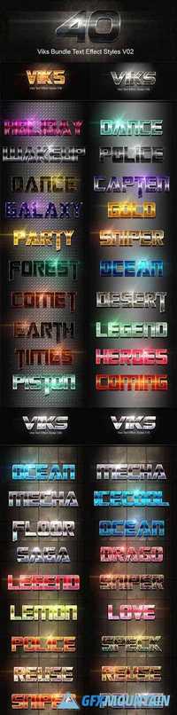 40 Viks Bundle Text Effect Styles V02 20291025