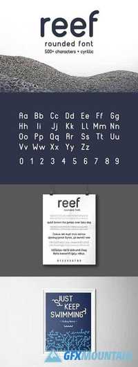 REEF Sans Serif Font 1645415