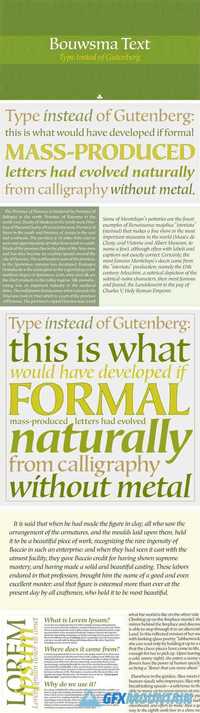 Bouwsma Text Font Family