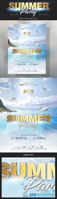 Summer Dj Party Flyer 20391365