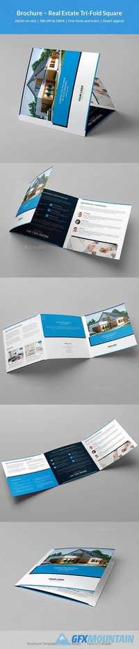 Brochure – Real Estate Tri-Fold Square 20419366