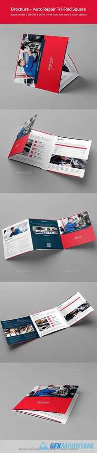 Brochure – Auto Repair Tri-Fold Square 20452340