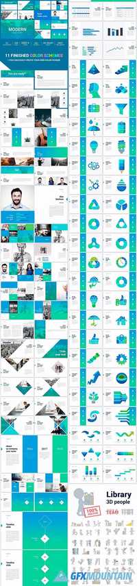 Modern Clean Powerpoint Template 20455664