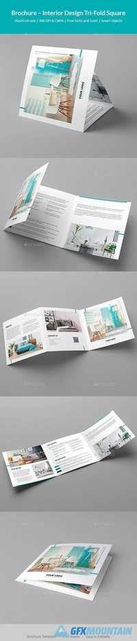Brochure – Interior Design Tri-Fold Square 20456605