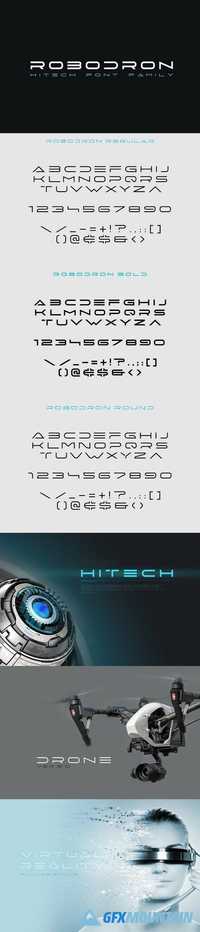 Robodron font 1313491