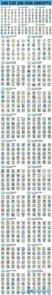 FLAT LINE WEB ICONS - 1724514