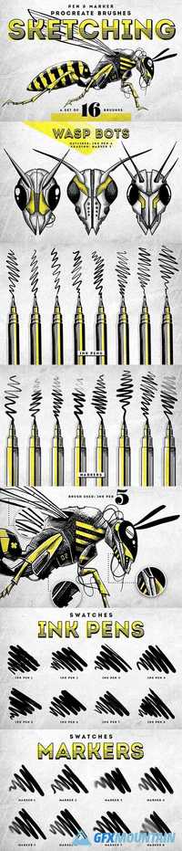 Sketching Procreate Brushes 1722521