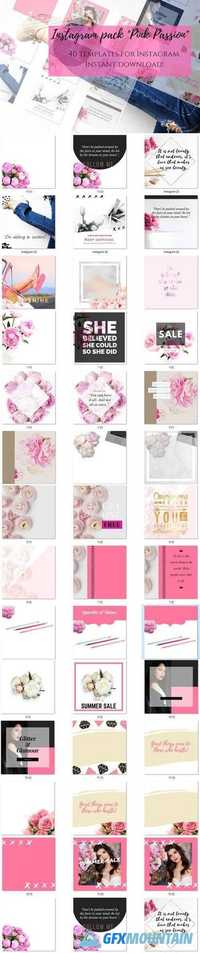 Instagram pack "Pink Passion" 1686990