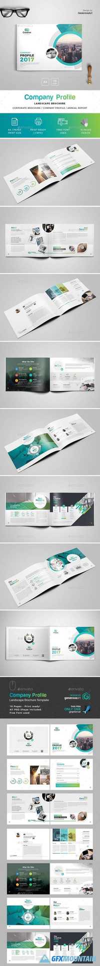 Company Profile Landscape Brochure Template - 20149505