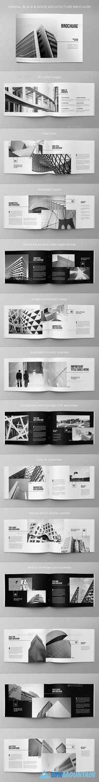 Minimal Black & White Architecture Brochure 20502840
