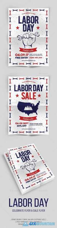 Labor Day Flyer & labor Day Sale Flyer 20514194