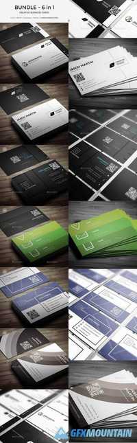 Bundle - 6 in 1 - Corporate Business Cards - B37 20507723