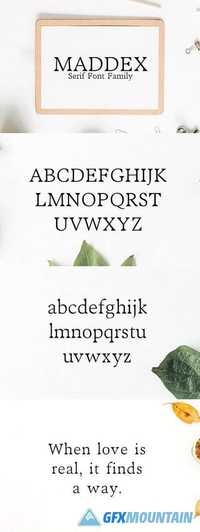 Maddex Serif Font Family 1728068