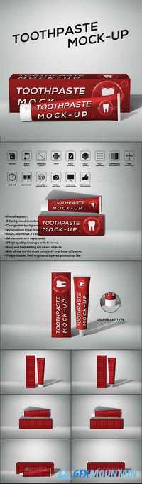 Toothpaste Mock-Up Set 20514636