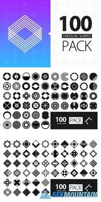 100 Unusual Shapes Pack 1727273