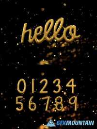 Golden type photoshop style 1778088