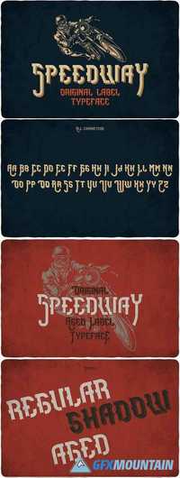 Speedway Typeface 1827187