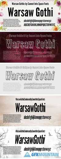 Warsaw Gothic Font Family