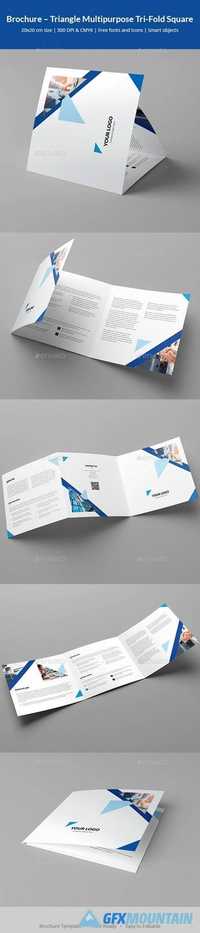 Brochure – Triangle Multipurpose Tri-Fold Square 20594108