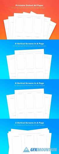 A4 Dotted Paper for App Designs 1827185