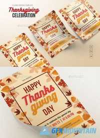 Happy Thanksgiving Day Flyers 20624615