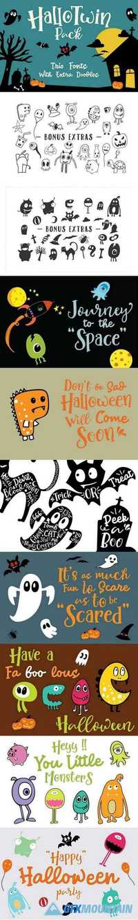 HALLOTWIN FONT PACK 1807905