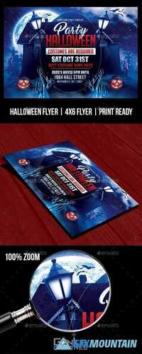 Halloween Party Flyer Template 20676885