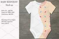 Baby bodysuit mockup. Product mockup 1808901