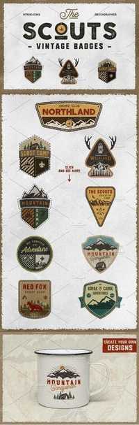 The Scouts & Camping Badges 1854524