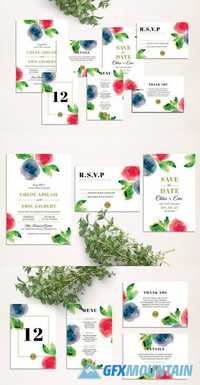 Flowery - Wedding Invitation Suite 1860190