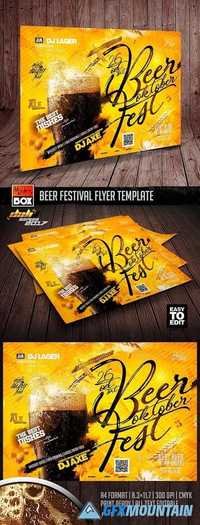 Beer Festival Flyer Template 20693123