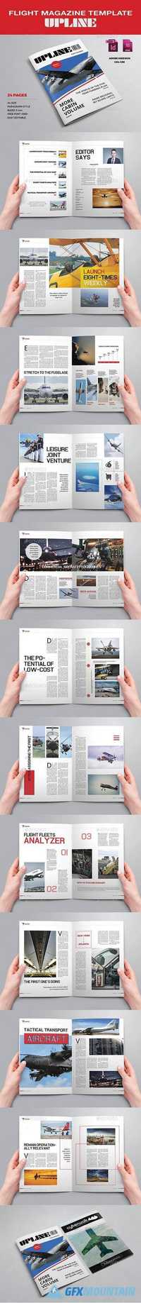 Flight Magazine Template - Upline 20670965