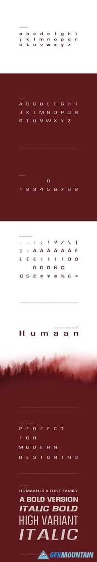 Humaan Typeface