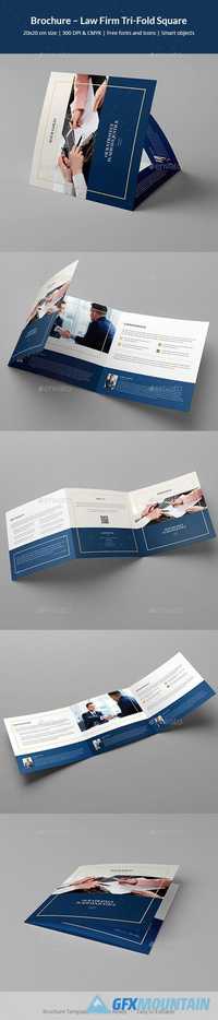Brochure – Law Firm Tri-Fold Square 20687165
