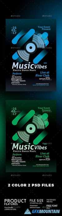 Minimal Electro Music Flyer 20745292