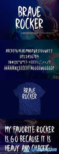 Brave Rocker Typeface 1918218