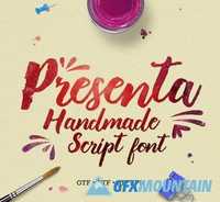 Presenta – Handmade Script Font 17375501